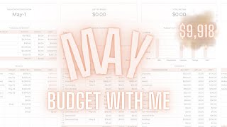 | May Budget With Me | $9,918 | #budget #debt