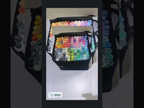 Unboxing 120 ohuhu  art markers #unboxing #art #ohuhumarkers