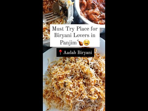 Aadab Biryani | Panjim Goa | Goan Foodoholic | #shorts