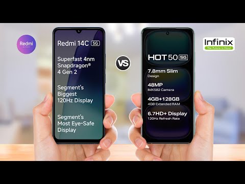 Redmi 14c 5g vs Infinix Hot 50 5g || Full Comparison