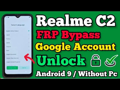 Realme C2(RMX1941) Android 12 Click Frp Bypass Without Pc 2024 || Bypass Google Account 100% Working