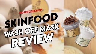 🌹[K-BEAUTY Review] Skinfood wash off mask bestsellers from RRS⚘