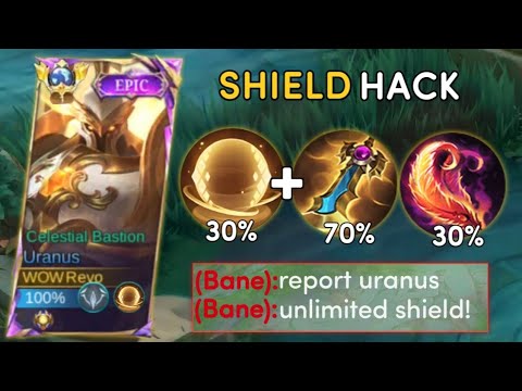 WHEN GLOBAL URANUS ABUSE THIS NEW SHIELD HACK BUILD IN SOLO RANKED GAME!! (pleas try)