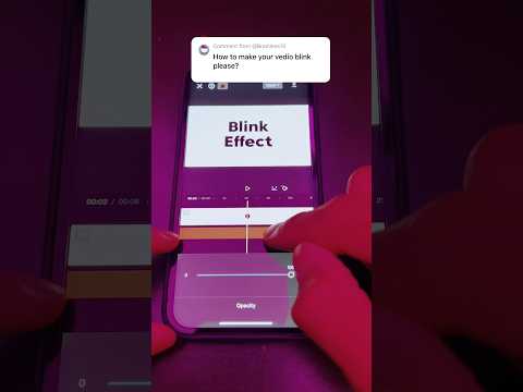 How To Make Blink Effect In CapCut  Tutorial