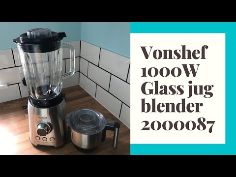 Vonshef Glass Jug 1000W Blender 2020 | Unboxing & Review