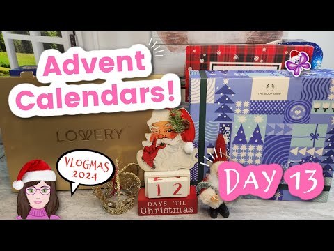 Day 13 - Opening ADVENT CALENDARS!  Vlogmas Day 13!  2024