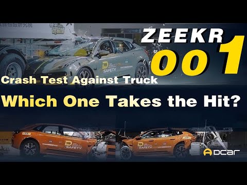 Zeekr 001 Crash Against Truck! Which One Takes the Hits?