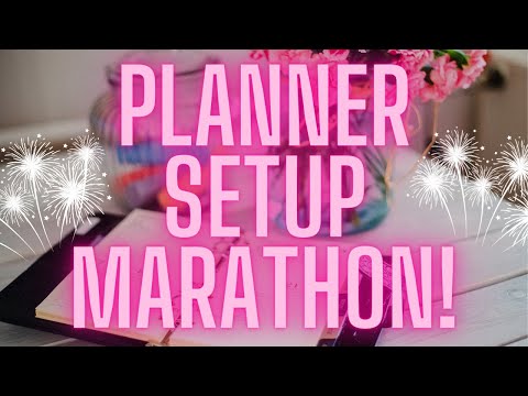 Planner Setup Marathon! 5 Hours of Your Favorite Planner Setups