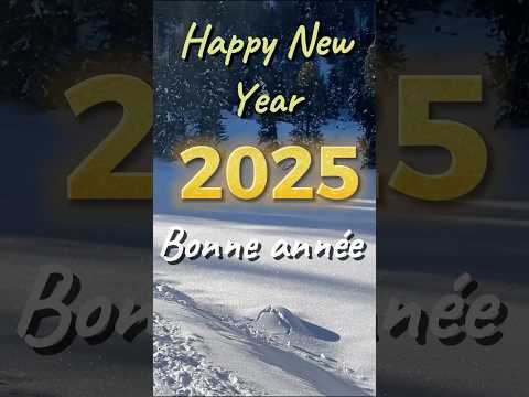 A Serene Start to 2025 ✨ Frosty Vibes and Soothing Sounds #welcome2025 #happynewyear