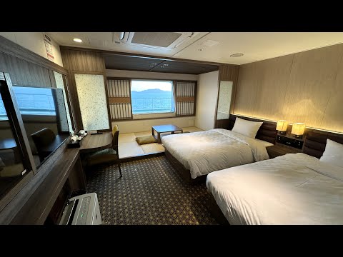 Ferry Trip in a Suite | To a Historic Port Town in Japan | Osaka→Mojiko Retro