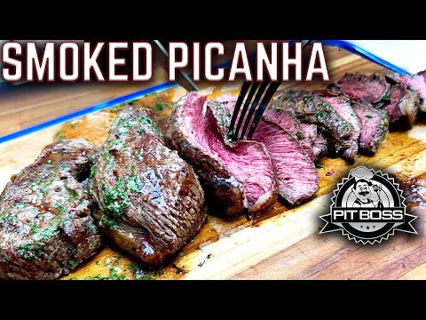 HOW TO SMOKE THE BEST PICANHA ON THE PELLET GRILL! PIT BOSS CHARLESTON PELLET SMOKER + GIVEAWAY!