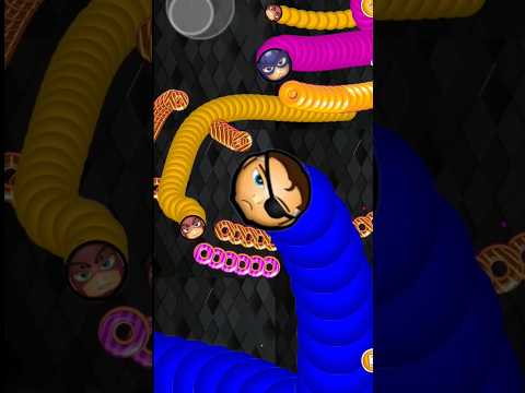 Worms zone io !! Cacing besar superhero Nick Fury || slither snake