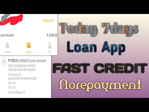 Today New Fast Credit Loan🔥7days Loan App🔥Easy Approval🔥Aadhar card Pan Card Loan