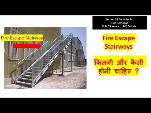 Fire Precautions: Means of Escape Route - Stairways Requirement