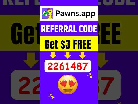 Pawns app referral code | pawns app refer code | pawns app referral code 2025