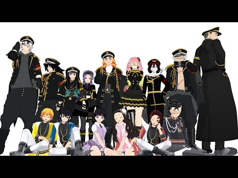 【鬼滅のMMD】17曲メドレー【総勢15人】