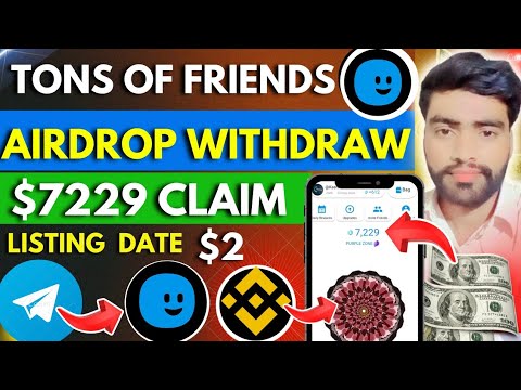 Tonsoffriends airdrop | crypto airdrop | instant free ton airdrop bot | free ton airdrop | airdrop