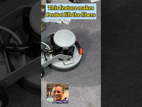 ProBot feature that helps it “pile lift”. Making the carpet bring back its memory - “bouncy”