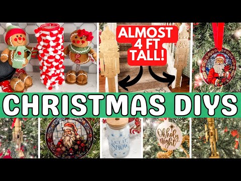 🎄DIY CHRISTMAS Decor that DOUBLE as great gifts!  Don't miss these fun projects!