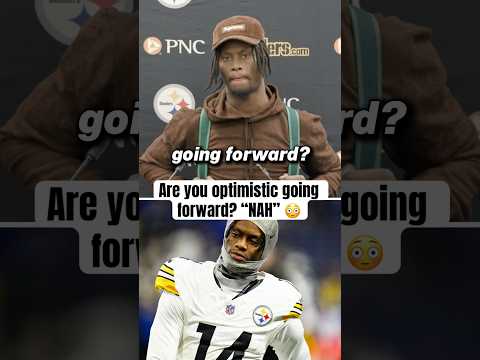 George Pickens Not Confident in Steelers Future 😳😬