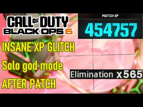 New INSANE xp glitch AFTER PATCH, afk solo god mode xp farm, prestige FAST