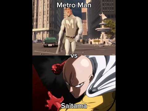 Metro Man vs Saitama REMASTERED (Megamind | One Punch Man)