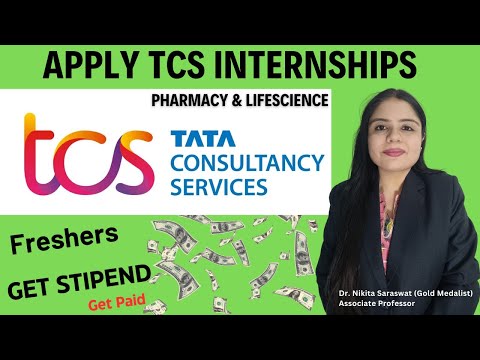 Paid TCS Internships for Pharmacy & Life Science Experts 2024 | FReshers Hiring | TCS Internship