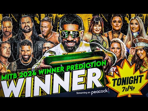 WWE Money in the Bank 2024 - Winners Prediction HD | WWE Money in the bank 2024 Official Card HD