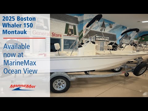 2025 Boston Whaler 150 Montauk for sale at MarineMax Ocean View