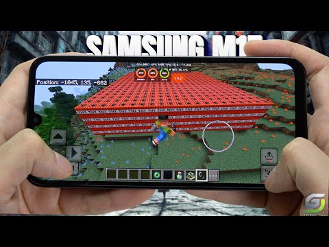 Samsung Galaxy M15 test game MineCraft 2024 | Dimensity 6100+