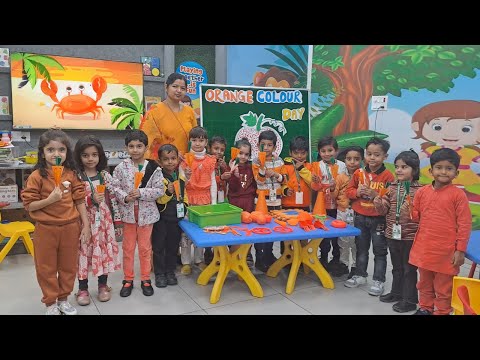 Orange #colourday #youtube #preschoolactivites