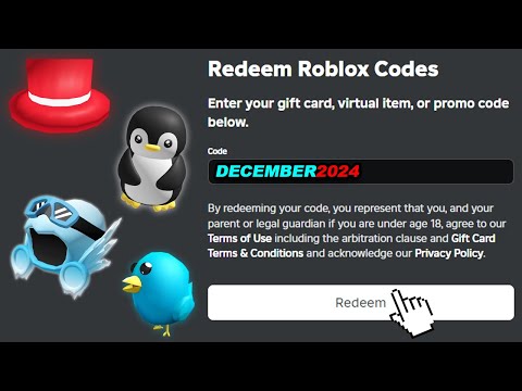 *NEW CODES* ALL DECEMBER 2024 Roblox Promo Codes For FREE ROBLOX ITEMS