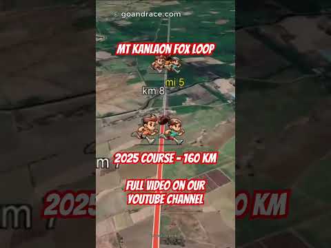 Mt. Kanlaon Fox Loop (2025): fly over the 160 km course! Video of the race path.