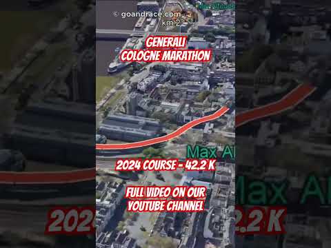 Generali Cologne Marathon 2024: fly over the marathon course!