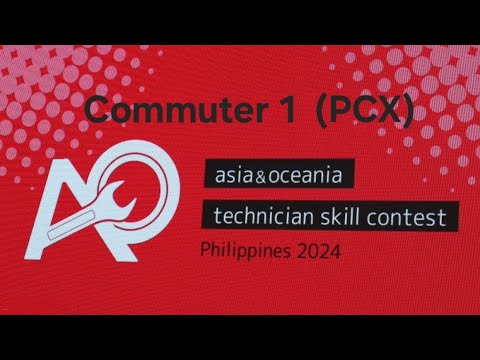 การแข่งขันทักษะฝีมือช่างระดับภูมิภาคเอเชียและโอเชียเนียครั้งที่ 8 (On-Vehicle Test Commuter 1)