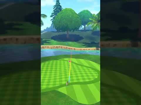 Chip in eagle | hole 7. #esports #nintendoswitchsports #switchsports #golf