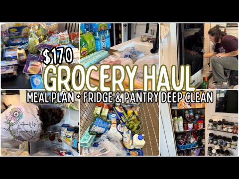 Morning Grocery Run + Reorganize My Pantry + Meal Plan + Fridge Clean Out || Full Time Rv Living