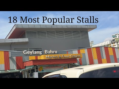 Geylang Bahru Food Centre. 18 Most Popular Stalls. 1 in 4 stalls is Favourites, Very High Ratio.