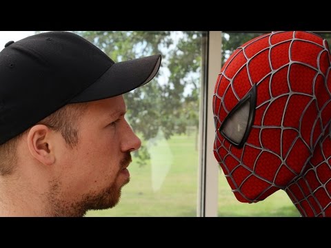 Hand-made Spidey Suit on Display