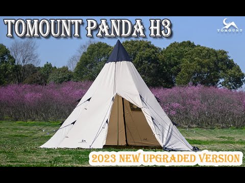 【新着情報】TOMOUNT PANDA H3 ワンポールテント【ポリコットン】【煙突穴付】 【コンパクト】 【簡単設営】