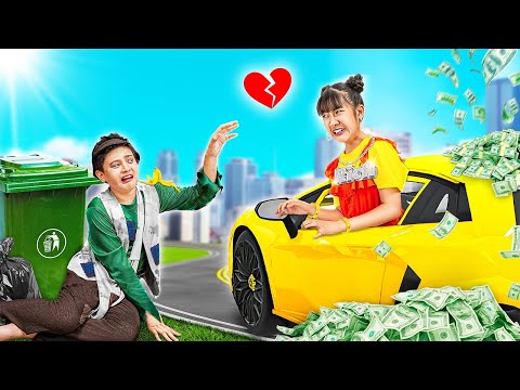 Rich Baby Doll Falls In Love With Poor Boy - Funny Stories About Baby Doll Family