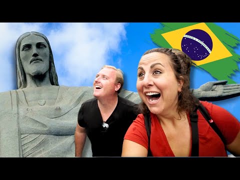 INCREDIBLE First Day in Brazil! 🇧🇷 (Largest Statue in South America)