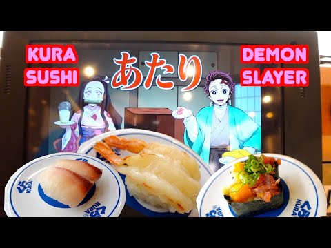 Kura Sushi -Conveyor-Belt Sushi Restaurant Collaborating with Demon Slayer