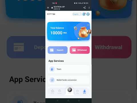 SEATRONVIP tron TRX earning site launch 10 January 2024 D🙂M