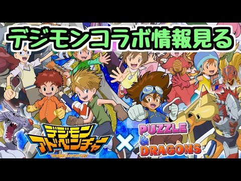 【生放送】デジモンコラボの詳細を見るよ～～～【パズドラ】