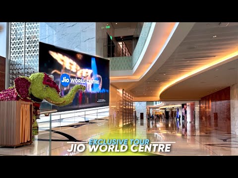 Jio World Centre EXCLUSIVE Inside Tour - 4K | Dhirubhai Ambani Square