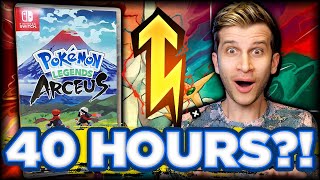 Over 40 Hours of Pokemon Legends Arceus on Nintendo Switch!