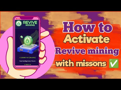 $Ive new mining website | How to Activate mining with missions | Revive Sign Up process step by step