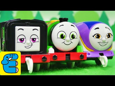 Plarail GOGOThomas Percy Diesel Kana Friends Set [English Subs]