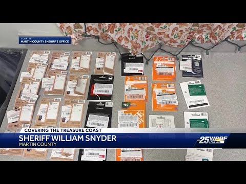 'This is so frustrating': Martin County Sheriff reacts to suspect gift card theft ring